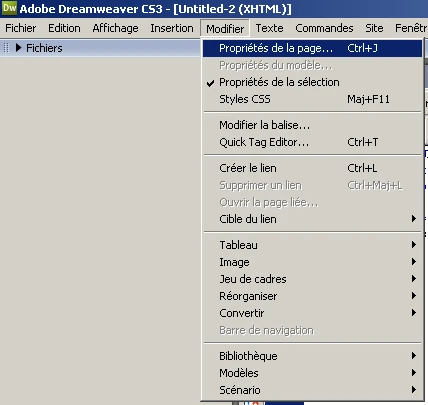 Dreamweaver_page_property