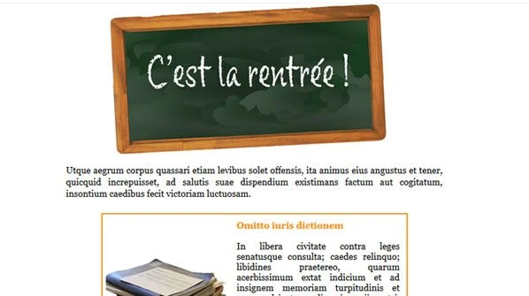 slate - back to school template